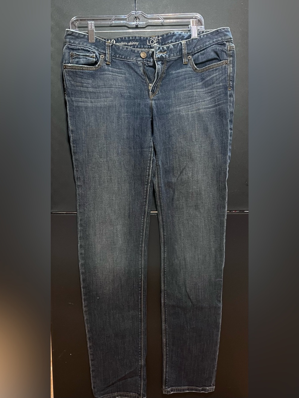 Ann Taylor loft, blue jeans, modern skinny